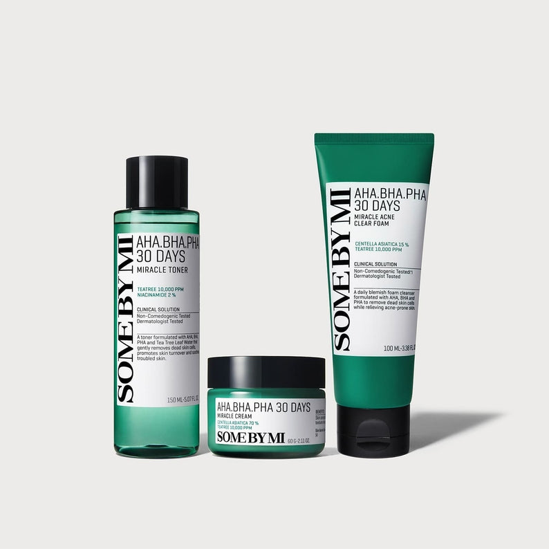 SOME BY MI Miracle Best Set (Foam+Toner+Cream) disponible sur Ma petite Coree, ton Eshop 100% K-beauty en direct de Seoul