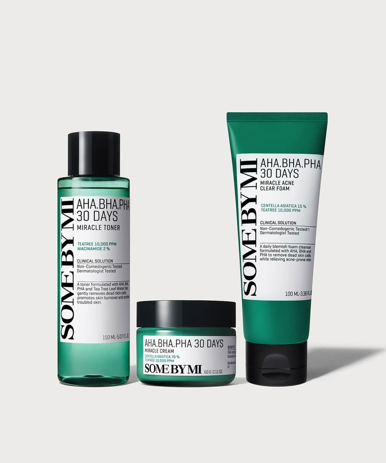 SOME BY MI Miracle Best Set (Foam+Toner+Cream) disponible sur Ma petite Coree, ton Eshop 100% K-beauty en direct de Seoul