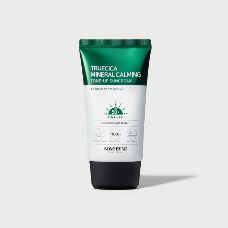SOME BY MI Truecica Mineral Calming Tone Up Suncream 50ml disponible sur Ma petite Coree, ton Eshop 100% K-beauty en direct de Seoul