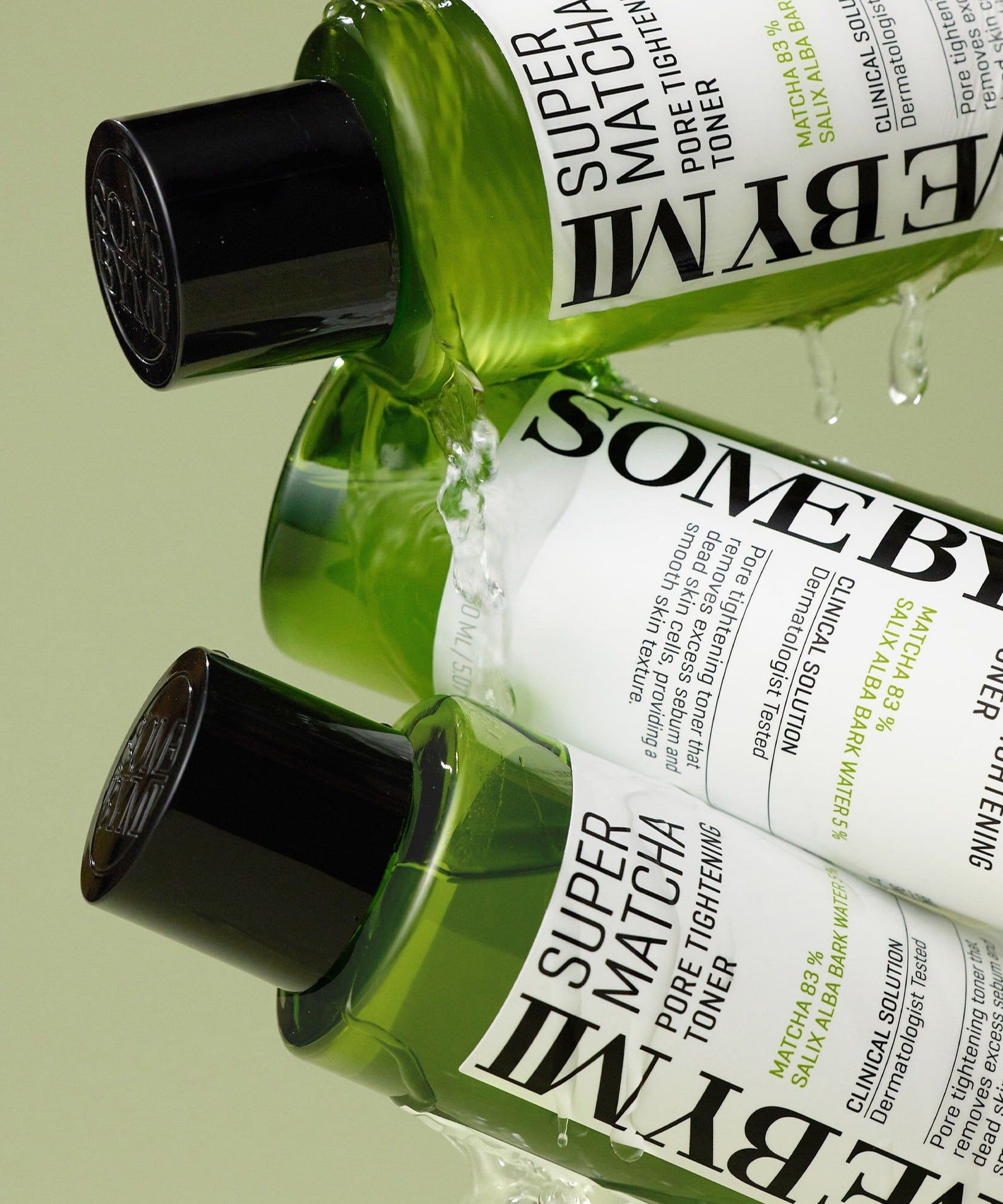 SOME BY MI Super Matcha Pore Tightening Toner 150ml, toner visage pour resserrer les pores, hydratation, peau fraîche.