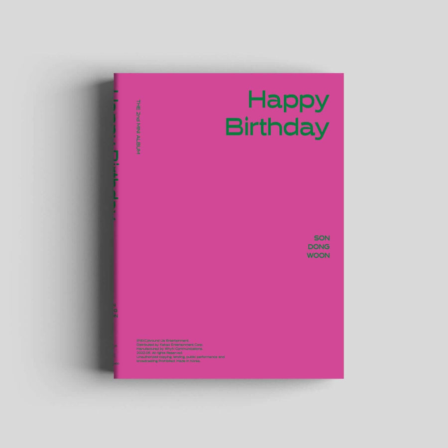 SON DONGWOON - THE 2nd MINI ALBUM [Happy Birthday] (CLOUD Ver.) - Album Kpop