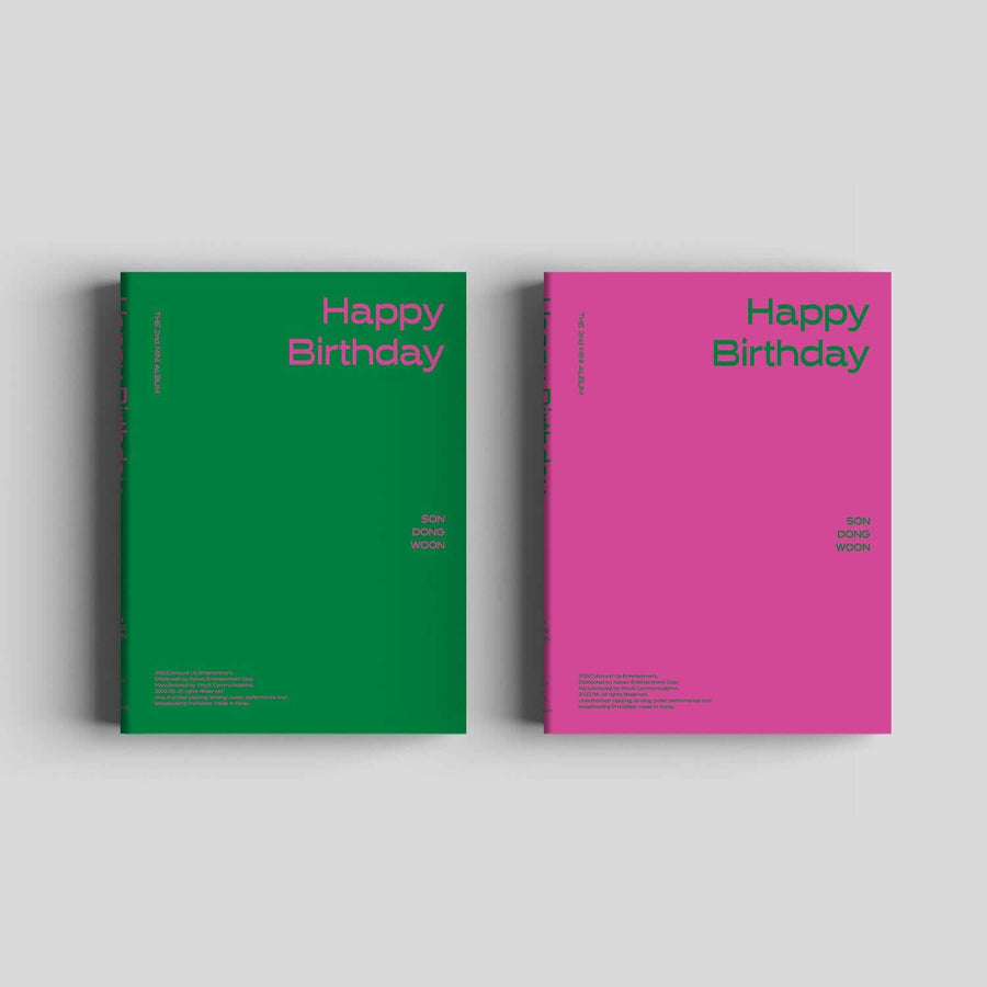 SON DONGWOON - THE 2nd MINI ALBUM [Happy Birthday] (Set Ver.) - Album Kpop