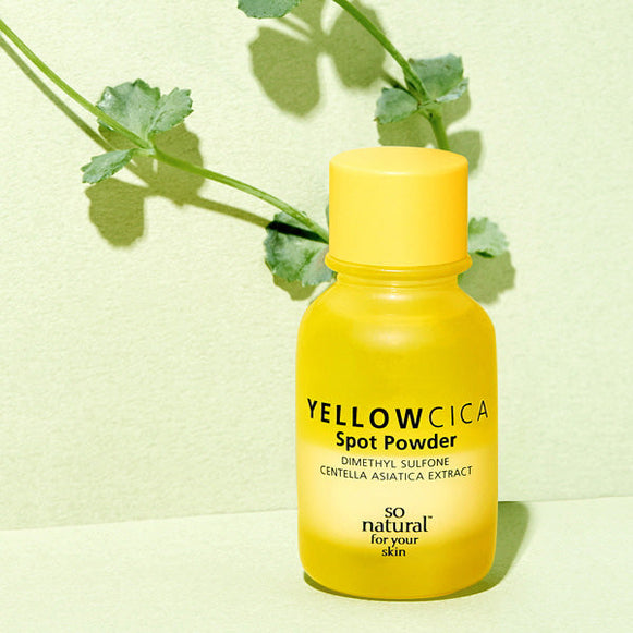 SO NATURAL Yellow Cica Spot Powder 17ml en stock sur Ma Petite Corée