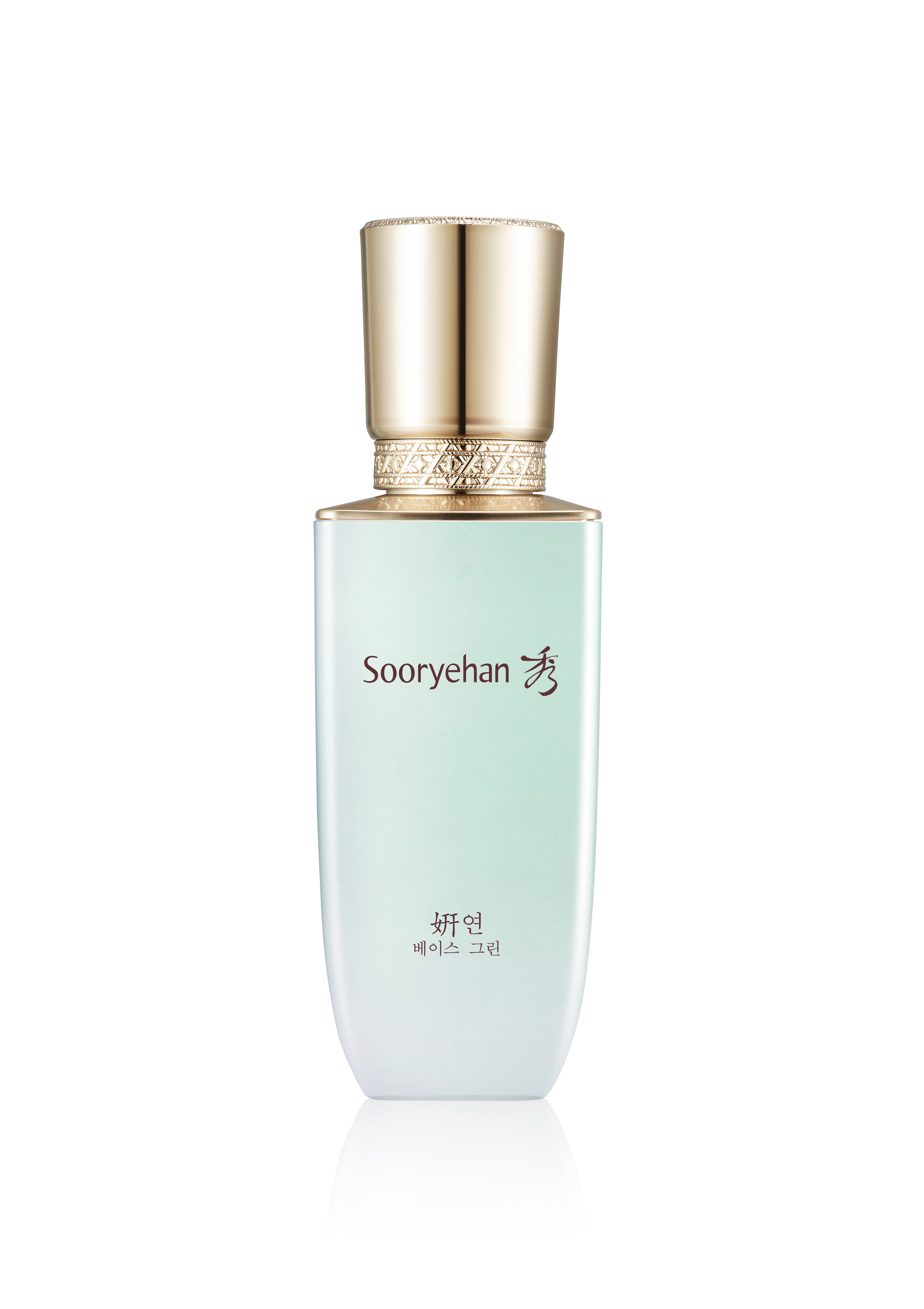 SOORYEHAN Yeon Base 35ml de la marque Sooryehan, flacon bleu clair sur fond blanc, vue produit élégante