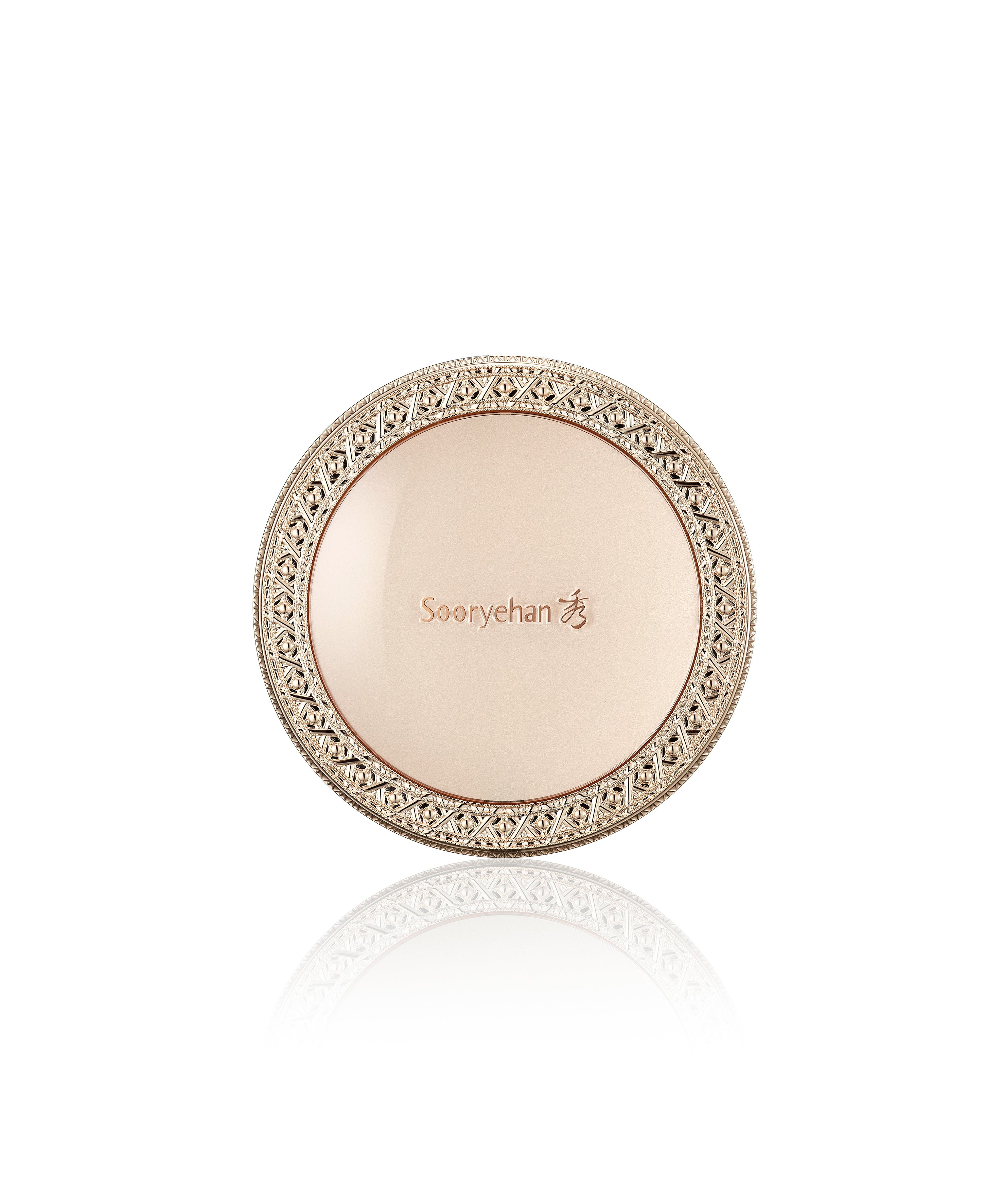 SOORYEHAN Yeon Perfect Makeup 12g de la marque SOORYEHAN, boîtier doré sur fond blanc, produit maquillage.