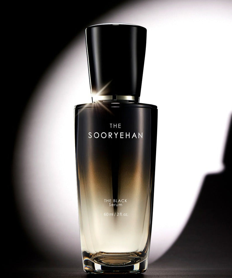 SOORYEHAN The Black Serum 30ml, sérum visage anti-âge haute qualité en flacon élégant, produit de soin coréen, 30 ml