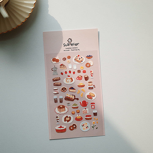 SUATELIER Food Trip #4 Stickers disponible sur Ma petite Coree, ton Eshop 100% K-beauty en direct de Seoul