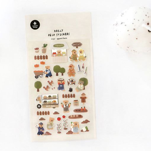 SUATELIER Ggumi Farm Stickers disponible sur Ma petite Coree, ton Eshop 100% K-beauty en direct de Seoul