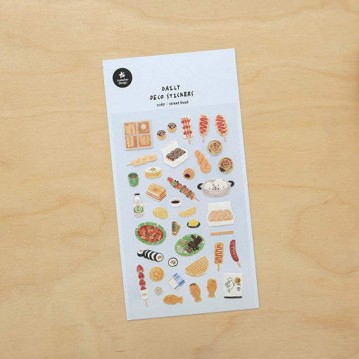 SUATELIER Street Food Stickers