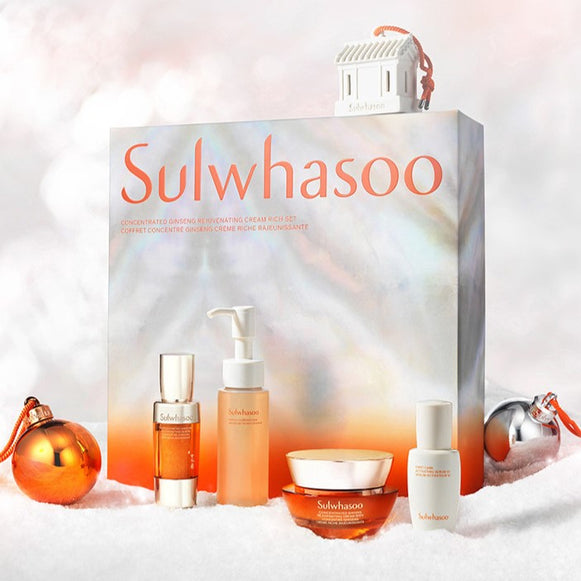 SULWHASOO Concentrated Ginseng Rejuvenating Cream Rich 50ml Set Holiday Edition