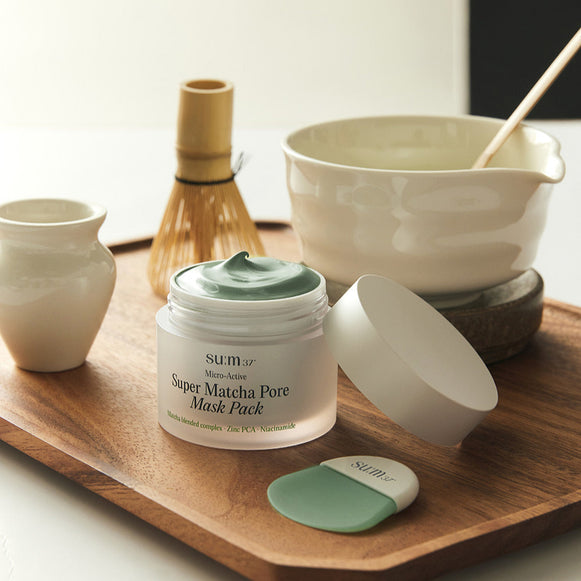 SU:M37 Microactive Super Matcha Pore Mask 100ml disponible sur Ma petite Coree, ton Eshop 100% K-beauty en direct de Seoul