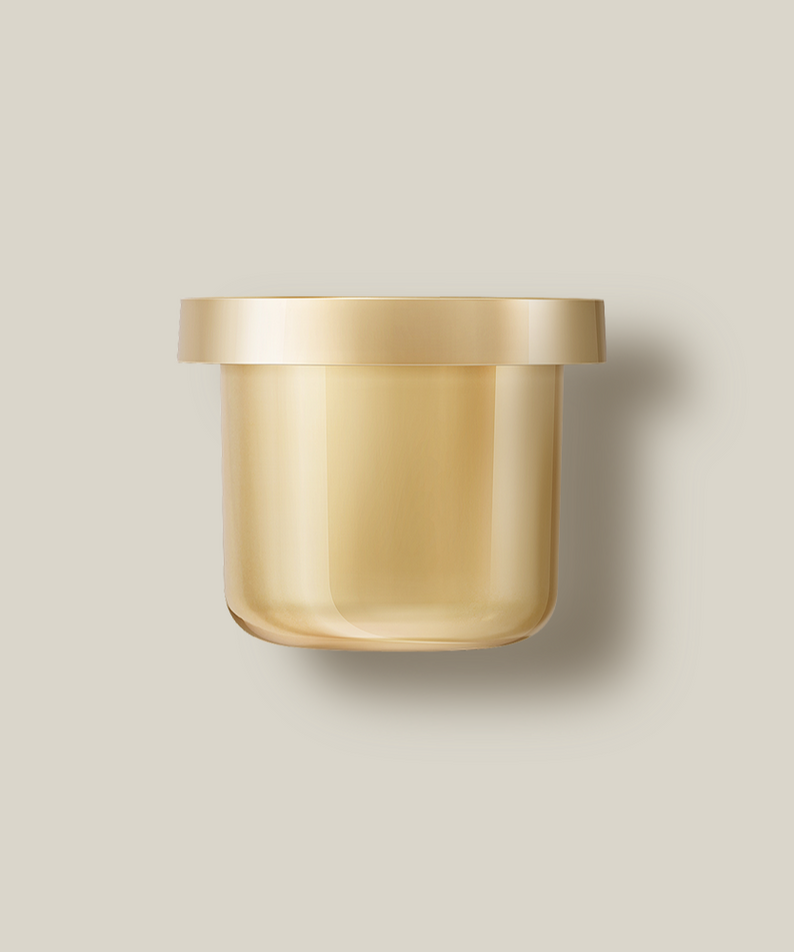 Récipient de recharge SU:M37 Rosicsumma Repair Cream 50ml doré, élégant et pratique pour le soin de la peau.