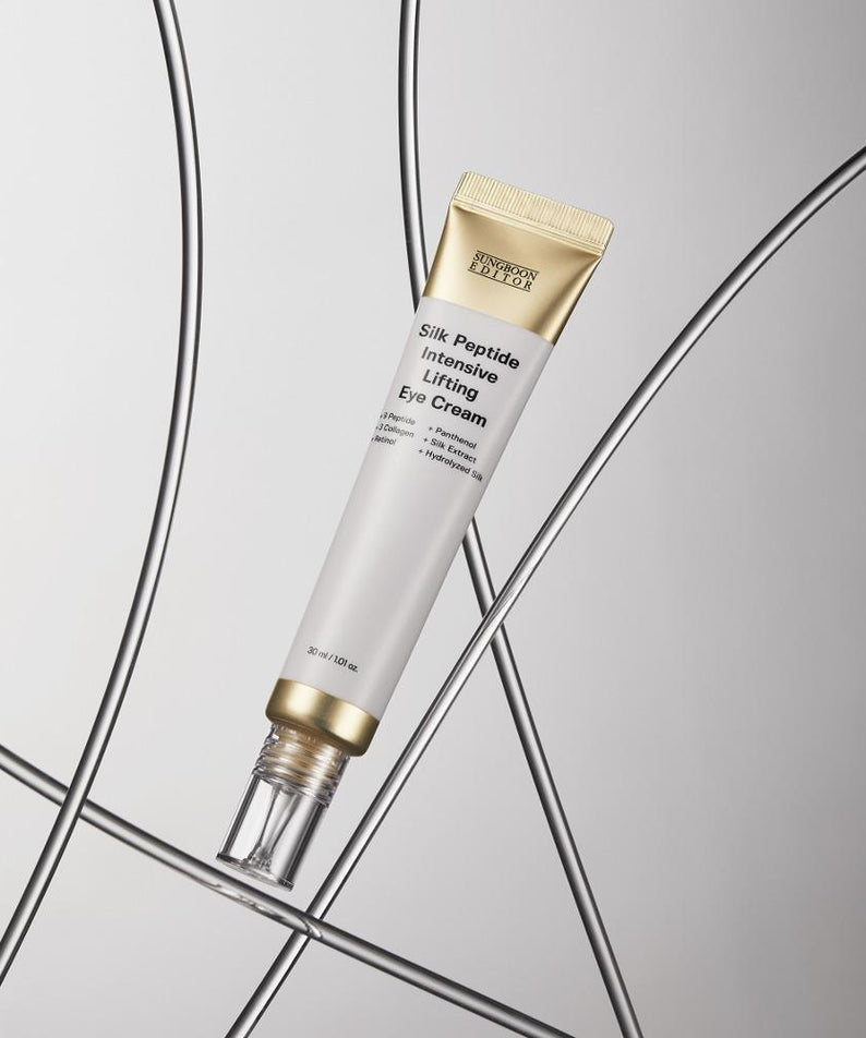 SUNGBOON EDITOR Silk Peptide Intensive Lifting Eye Cream 30ml, crème contour des yeux pour lift et hydratation.