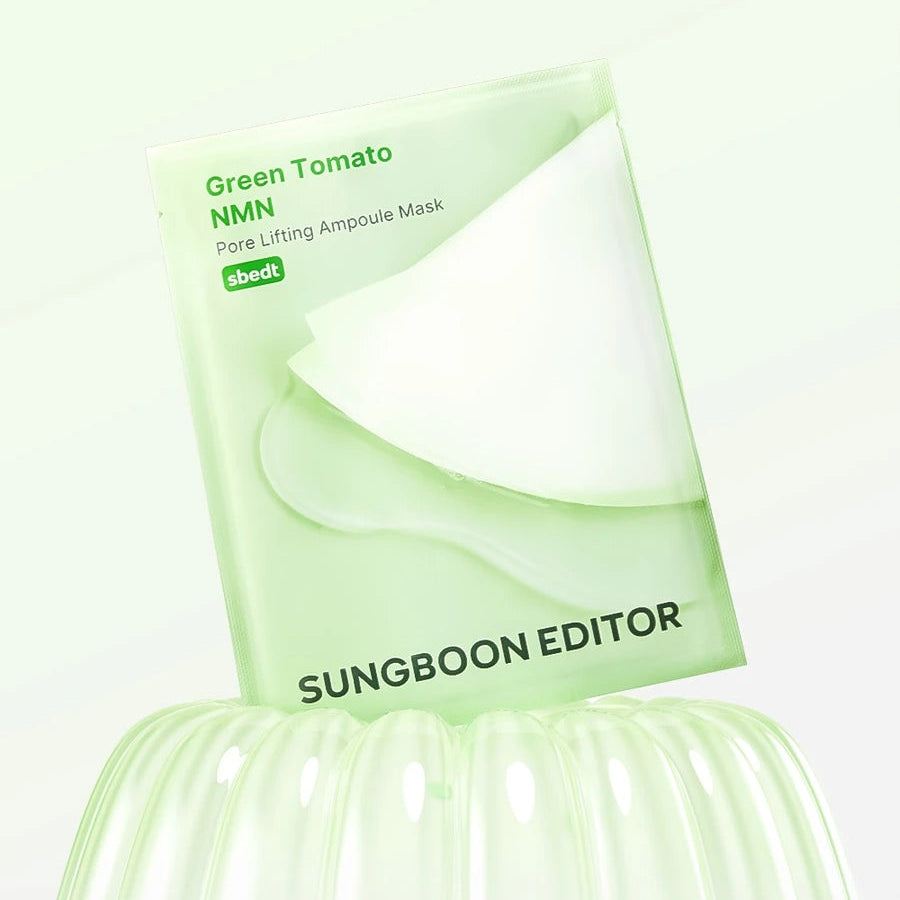 SUNGBOON EDITOR Green Tomato NMN Pore Lifting Ampoule Mask