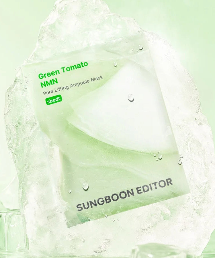 SUNGBOON EDITOR Green Tomato NMN Pore Lifting Ampoule Mask