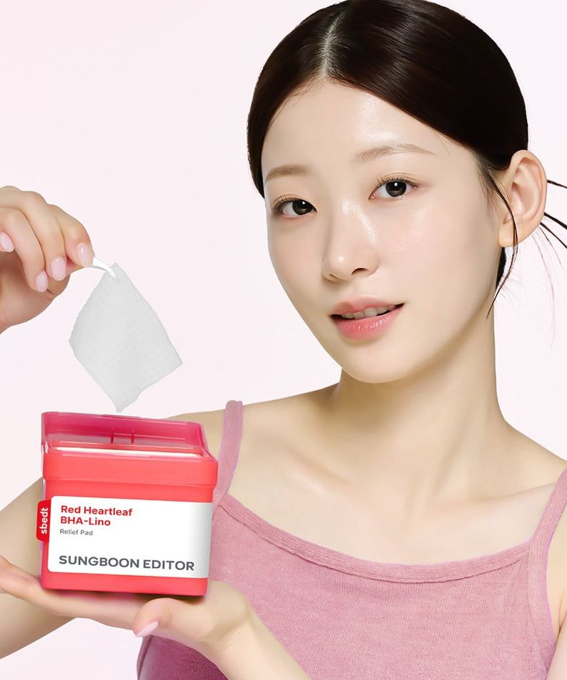 SUNGBOONEDITOR Red Eoseongcho BHA Rhino Relief Pad 60 ea