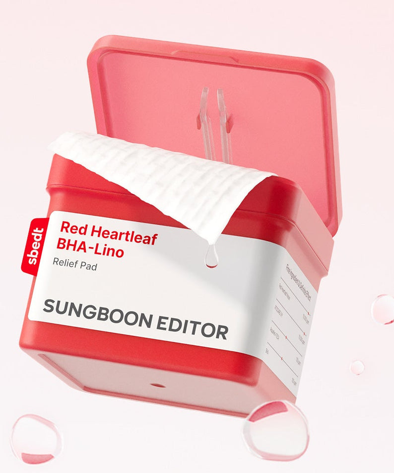 SUNGBOONEDITOR Red Eoseongcho BHA Rhino Relief Pad 60 ea