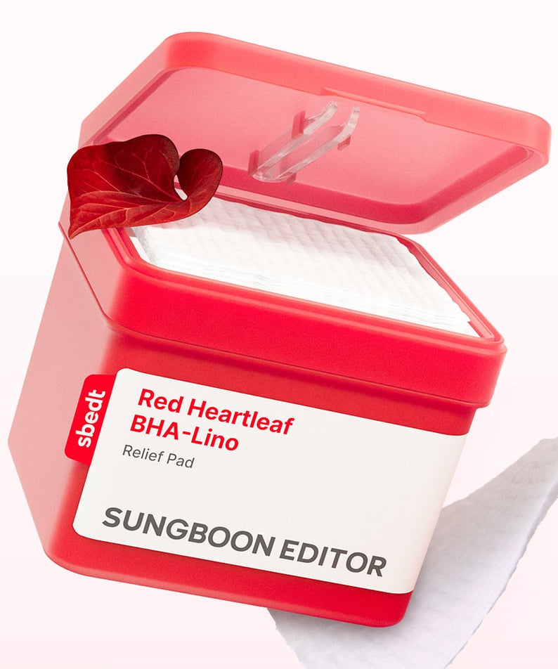 SUNGBOONEDITOR Red Eoseongcho BHA Rhino Relief Pad 60 ea