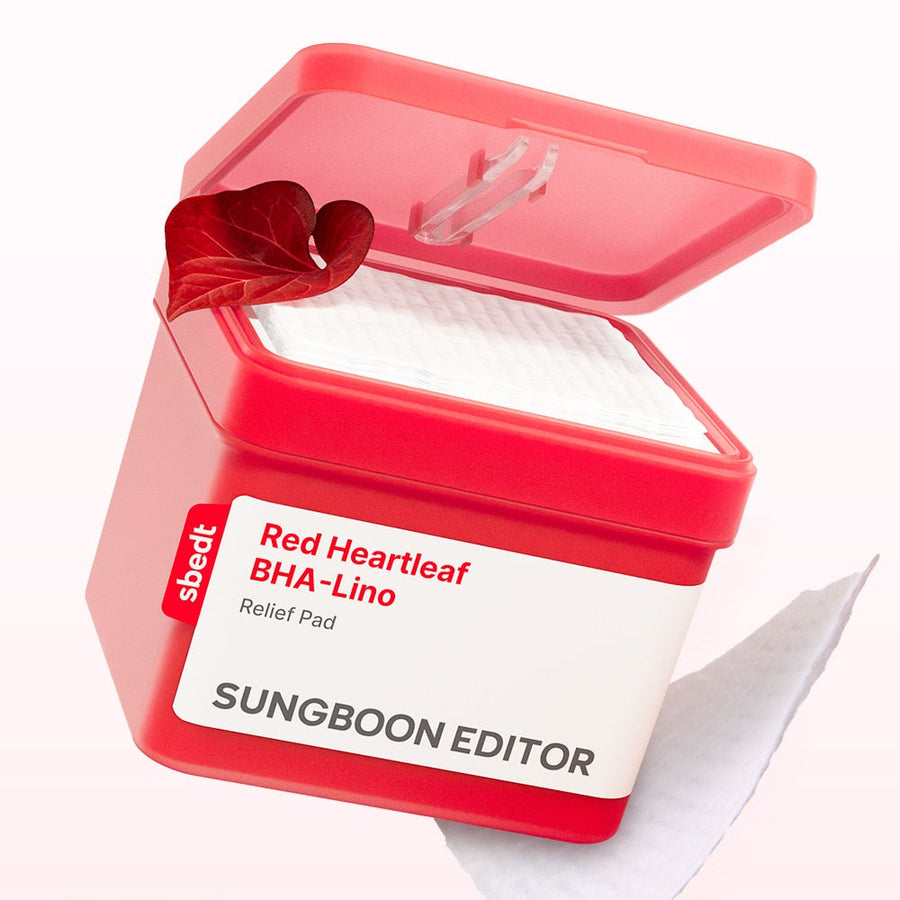 SUNGBOONEDITOR Red Eoseongcho BHA Rhino Relief Pad 60 ea