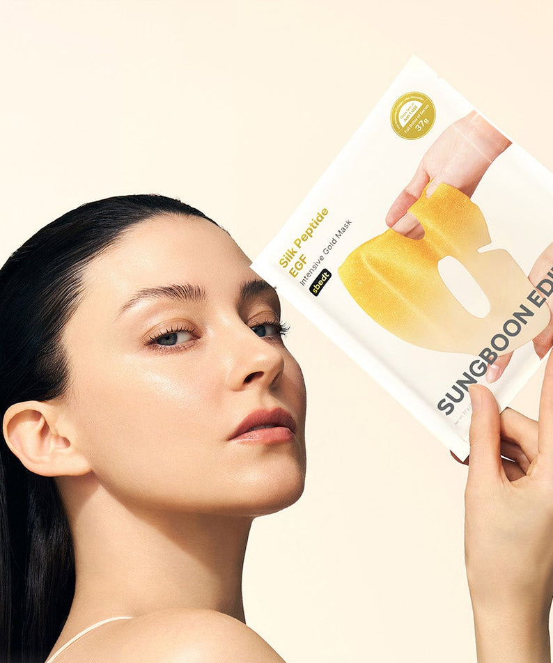 SUNGBOONEDITOR Silk Peptide EGF Intensive Gold Mask 4sheets