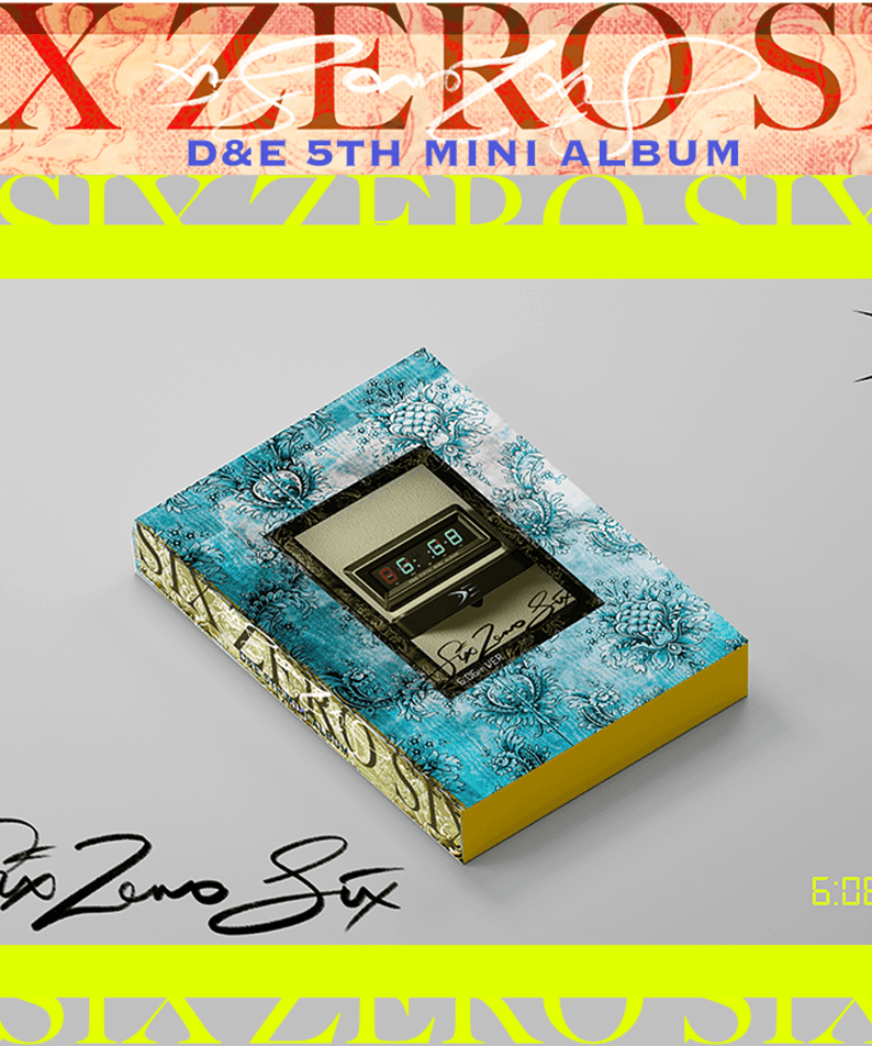 SUPER JUNIOR - 5th Mini Album 606(6:06PM Ver.) - Album Kpop, couverture et boîte sur fond clair, visuel 6:06PM