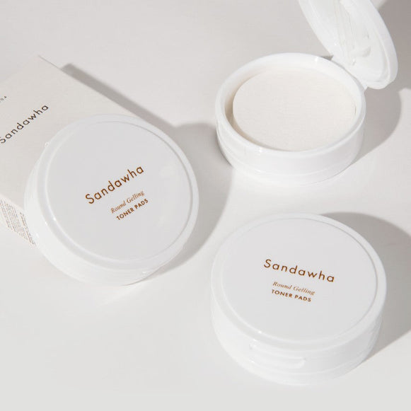 SANDAWHA Round Gelling Toner Pads 50p disponible sur Ma petite Coree, ton Eshop 100% K-beauty en direct de Seoul