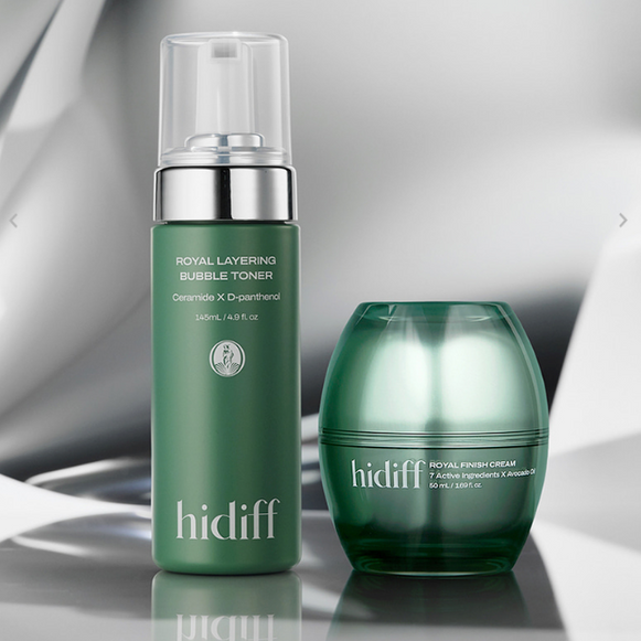 HIDIFF Royal Layering Bubble Toner & Royal Finish Cream