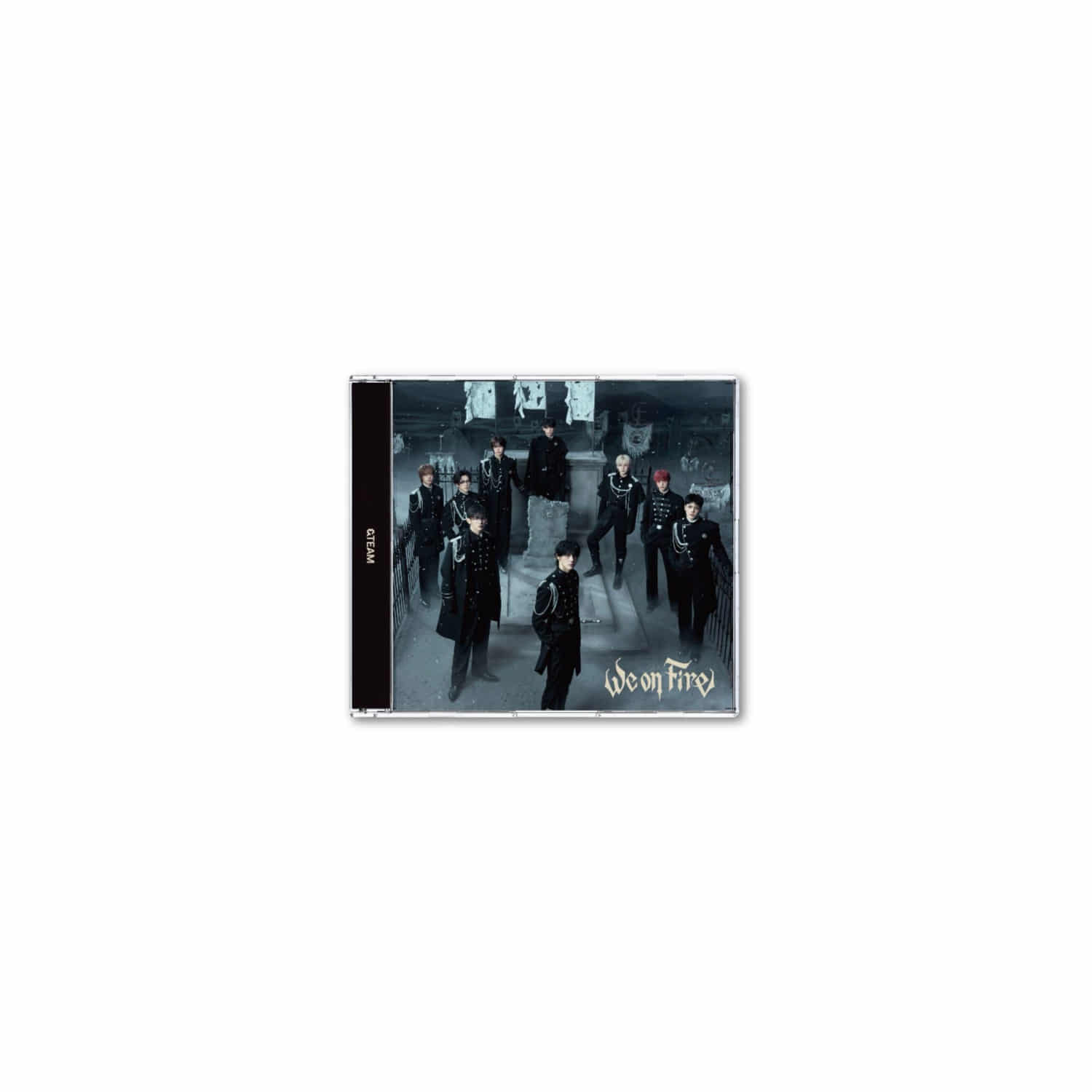 &TEAM - 3rd EP [We on Fire] STANDARD EDITION - Album Kpop, visuel de groupe & équipe dans une scène sombre
