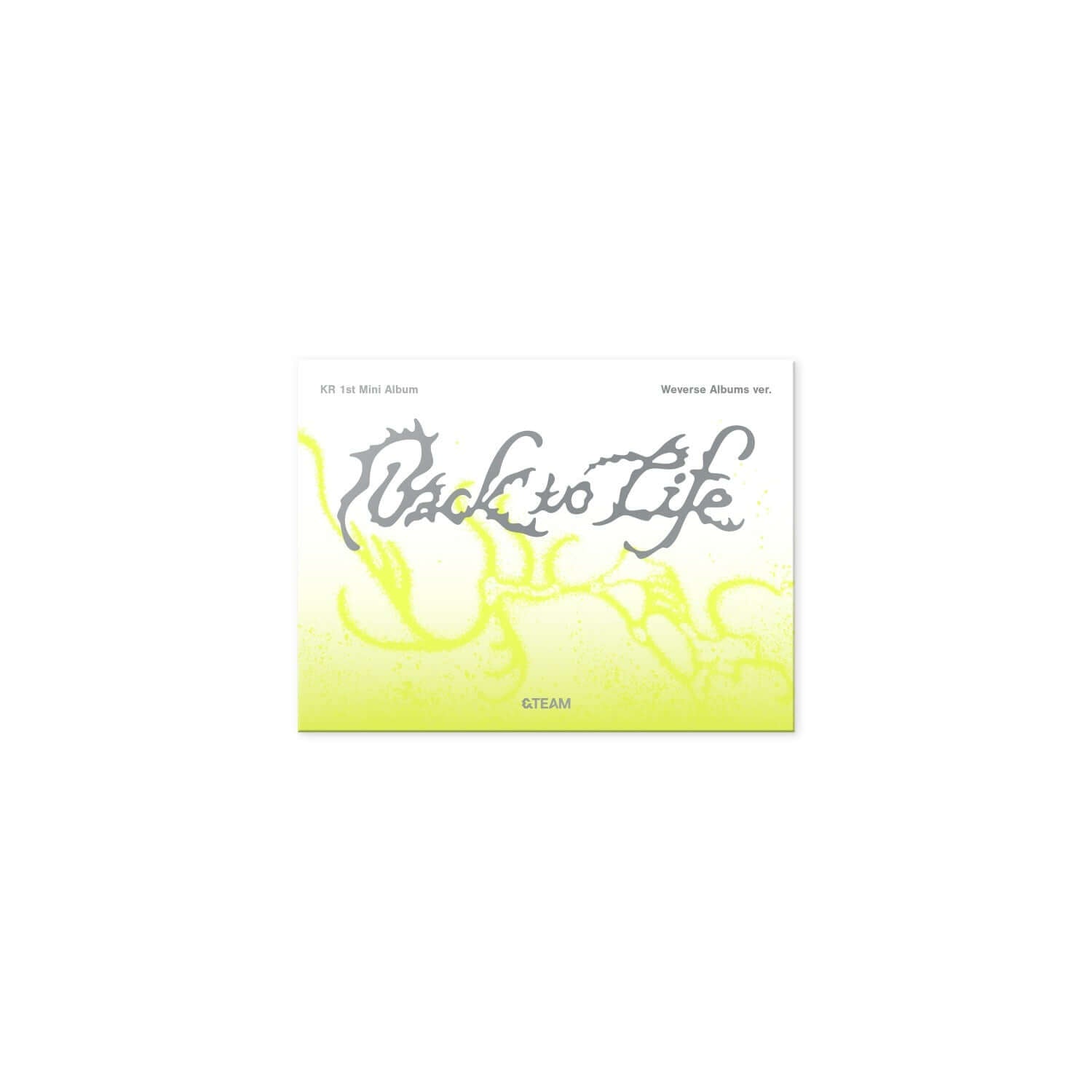 &TEAM - KR 1st Mini Album [Back to Life] (Photocard Box) (Weverse Albums ver.) - Album Kpop, pochette Back to Life vert fluo