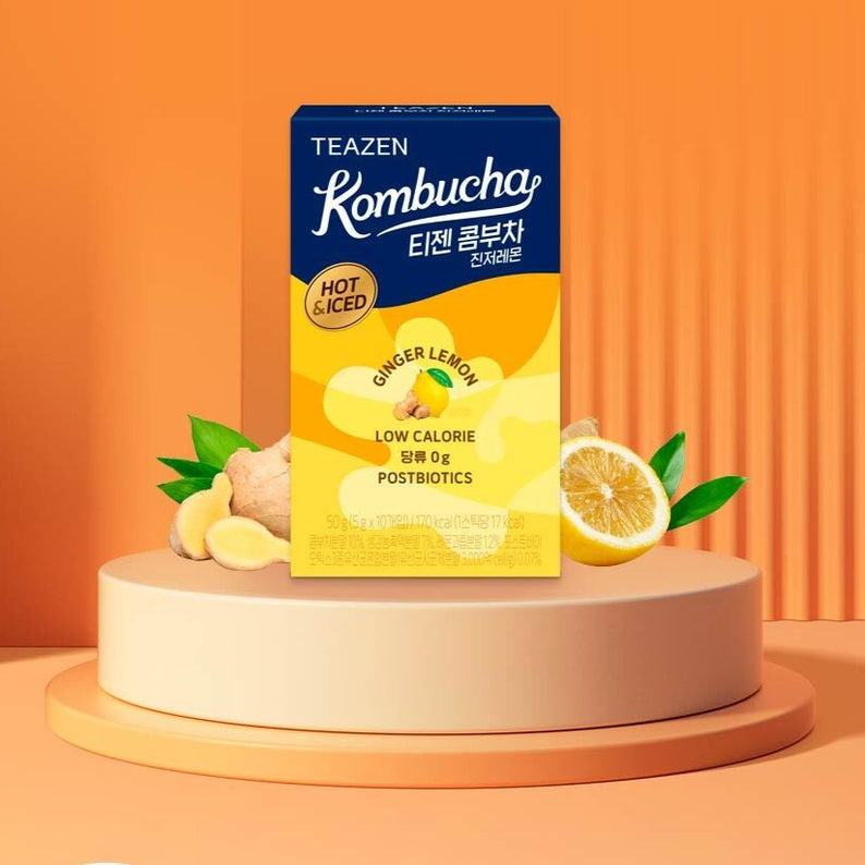 TEAZEN Ginger Lemon 10 Sticks disponible sur Ma petite Coree, ton Eshop 100% K-beauty en direct de Seoul