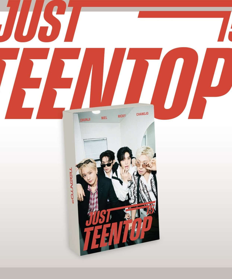 TEEN TOP - [Just 15, Just Teen Top] (MINI BOX ver.) (POCAALBUM) - Album Kpop, visuel du coffret sur fond blanc.