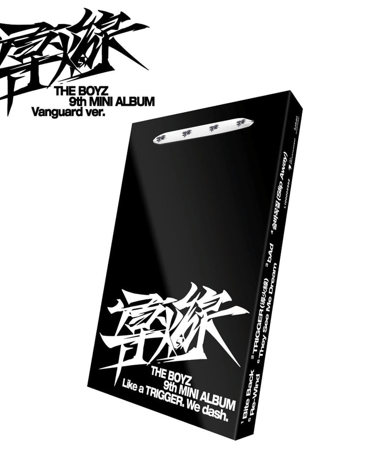 THE BOYZ - 9th Album [導火線 ] Standard (Vanguard Ver.) - Album Kpop : boîtier noir sur fond blanc, visuel officiel.