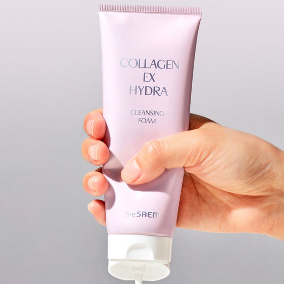 THE SAEM Collagen EX Hydra Cleansing Foam 100g disponible sur Ma petite Coree, ton Eshop 100% K-beauty en direct de Seoul