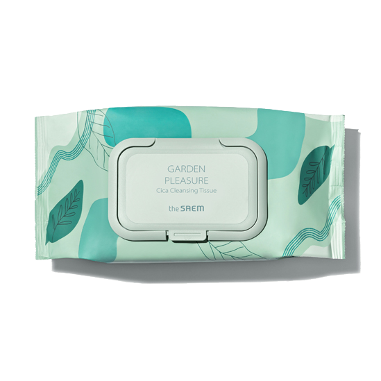 THE SAEM Garden Pleasure Cleansing Tissue x100 disponible sur Ma petite Coree, ton Eshop 100% K-beauty en direct de Seoul