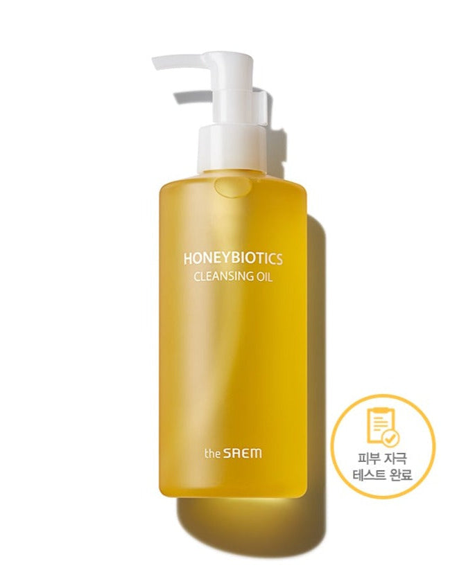 THE SAEM Honeybiotics Cleansing Oil 300ml disponible sur Ma petite Coree, ton Eshop 100% K-beauty en direct de Seoul
