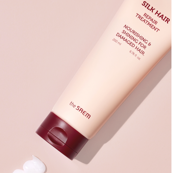 THE SAEM Silk Hair Repair Treatment 200ml disponible sur Ma petite Coree, ton Eshop 100% K-beauty en direct de Seoul
