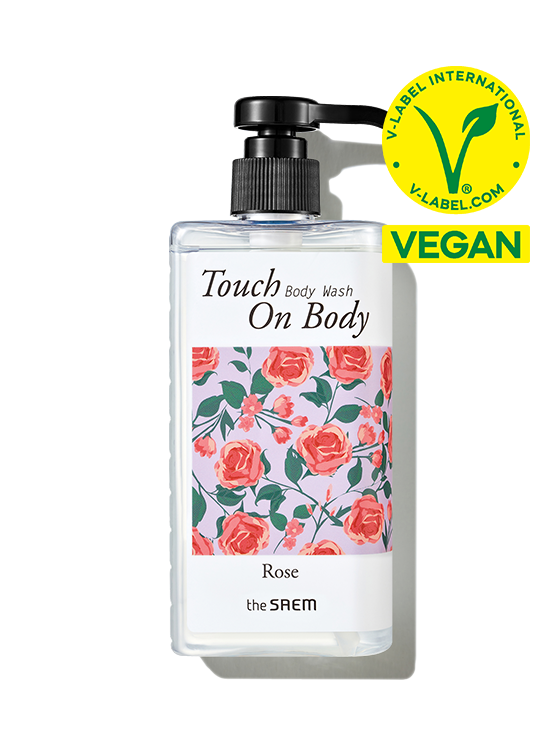 THE SAEM Touch On Body Rose Body Wash 300ml disponible sur Ma petite Coree, ton Eshop 100% K-beauty en direct de Seoul
