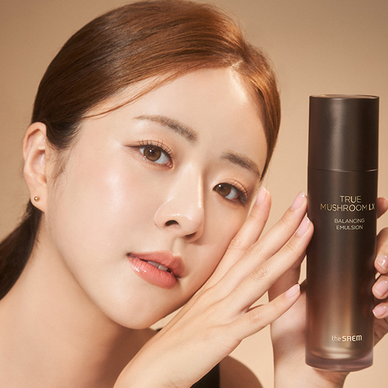 THE SAEM True Mushroom LX Balancing Emulsion 115ml disponible sur Ma petite Coree, ton Eshop 100% K-beauty en direct de Seoul