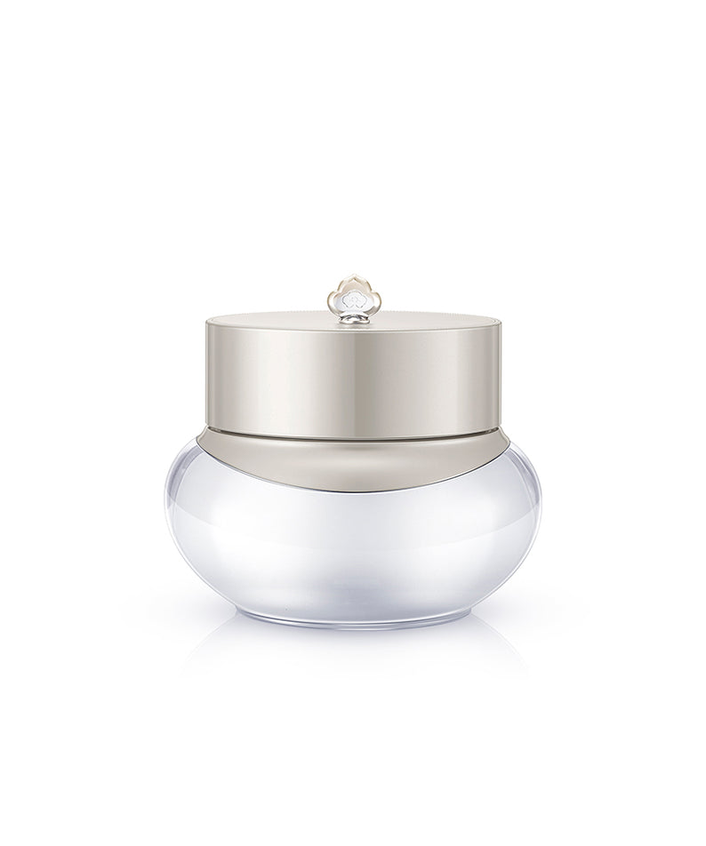 Crème éclaircissante THE WHOO Gongjinhyangseol Brightening Power Cream 50ml, soin haut de gamme en pot élégant.
