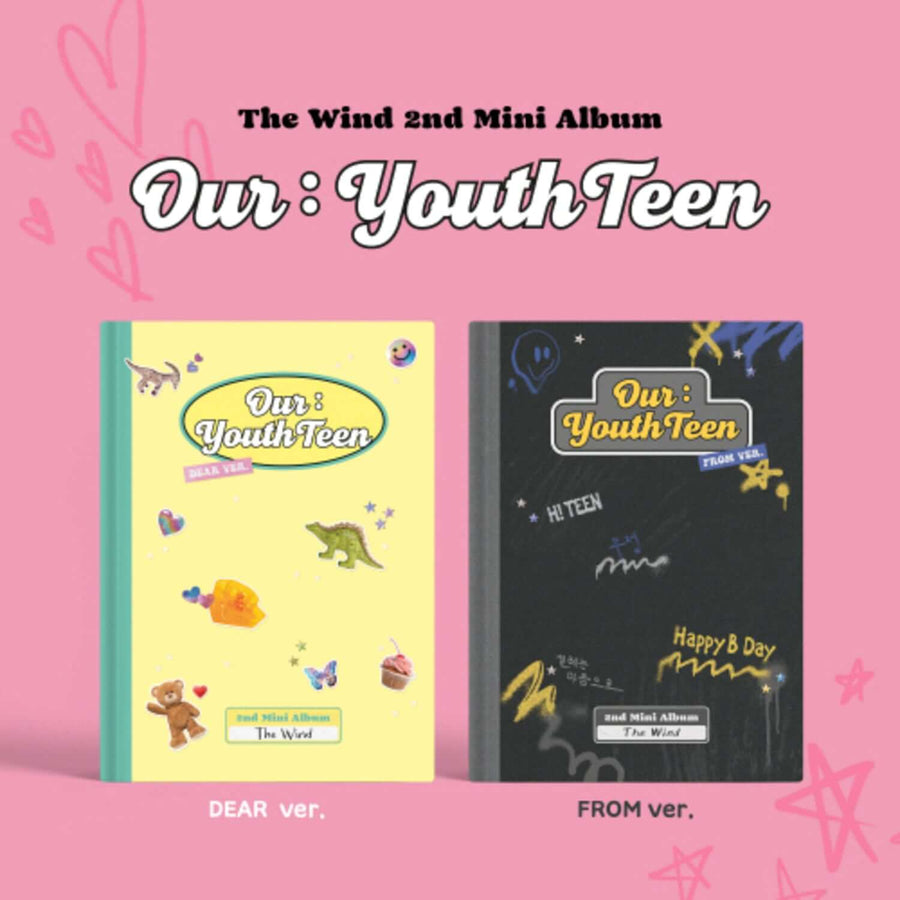 THE WIND - 2nd Album [Our : YouthTeen] (DEAR ver. / FROM ver.) (Set of 2) - Album Kpop