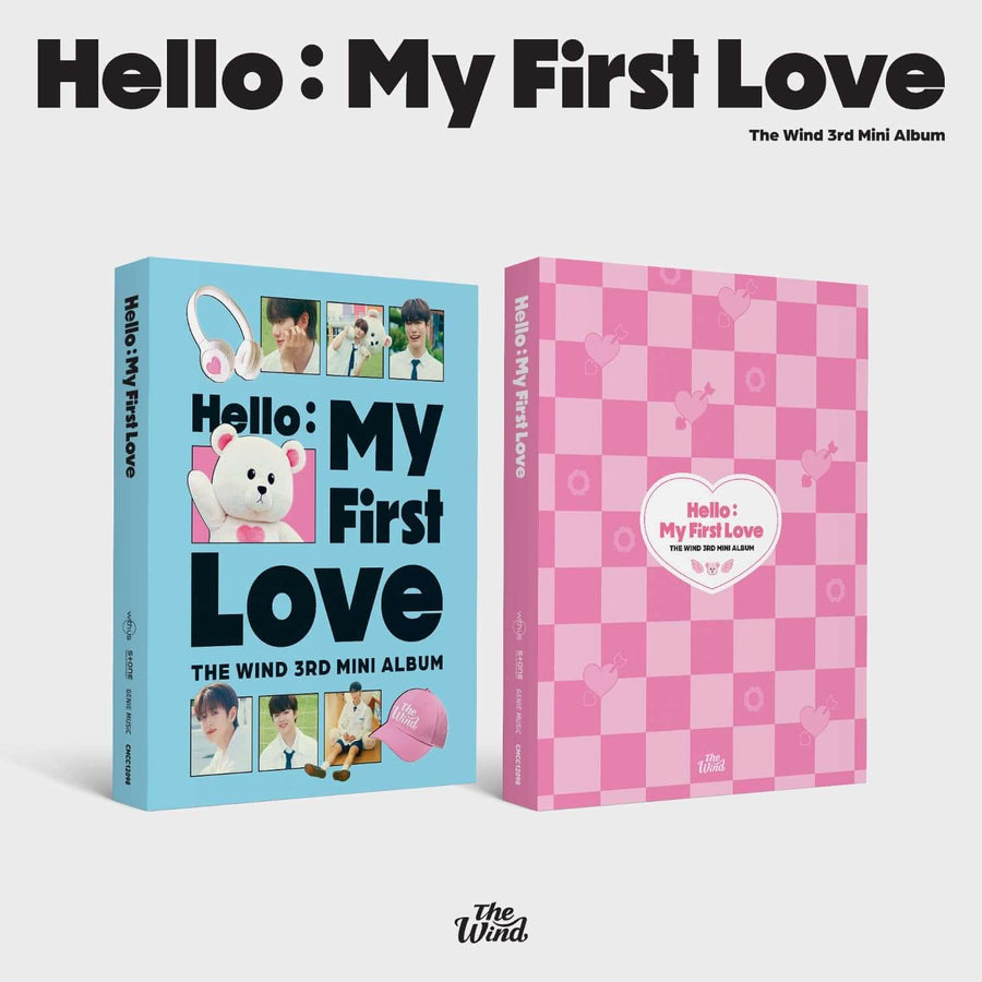 THE WIND - 3rd Album [Hello : My First Love] (BOX ver./LOVE ver.) (Set of 2) - Album Kpop