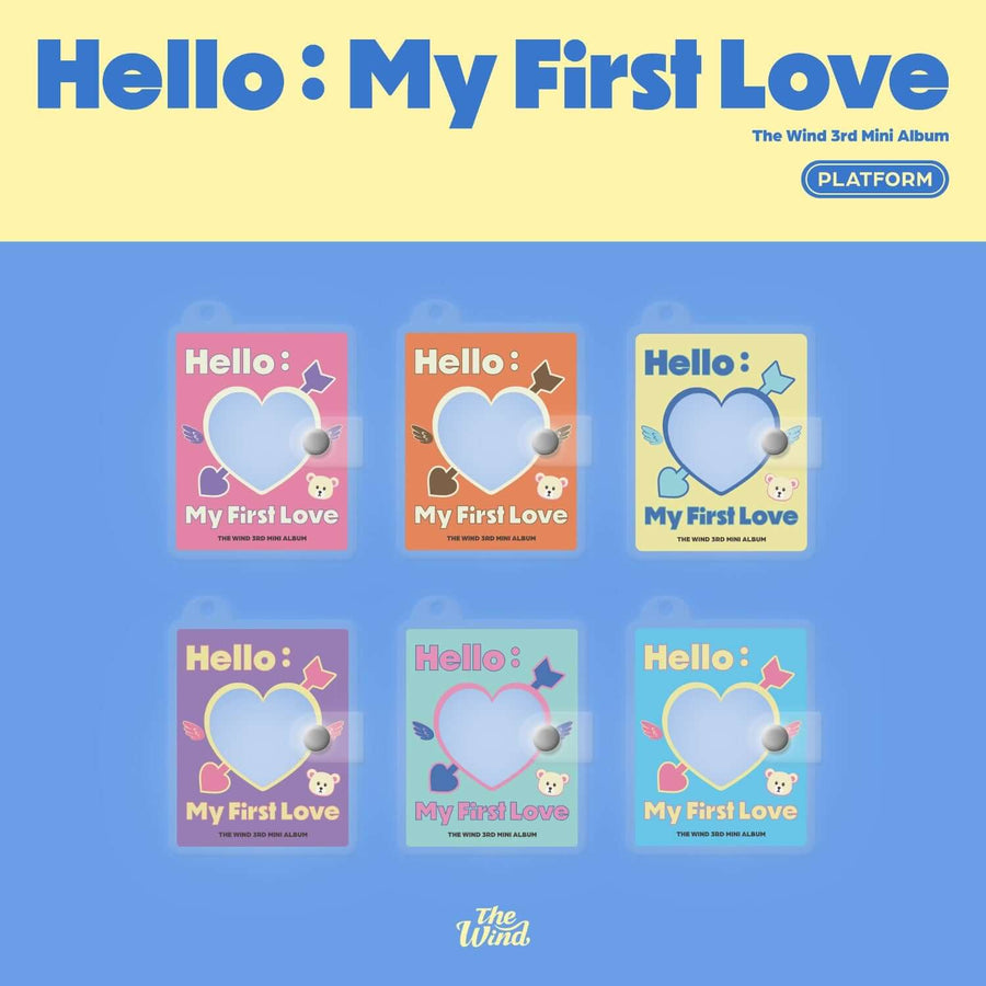 THE WIND - 3rd Album [Hello : My First Love] (PLATFORM Ver.)(Random) - Album Kpop