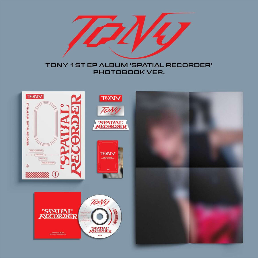 TONY - 1st EP [SPATIAL RECORDER] (PHOTOBOOK ver) - Album Kpop