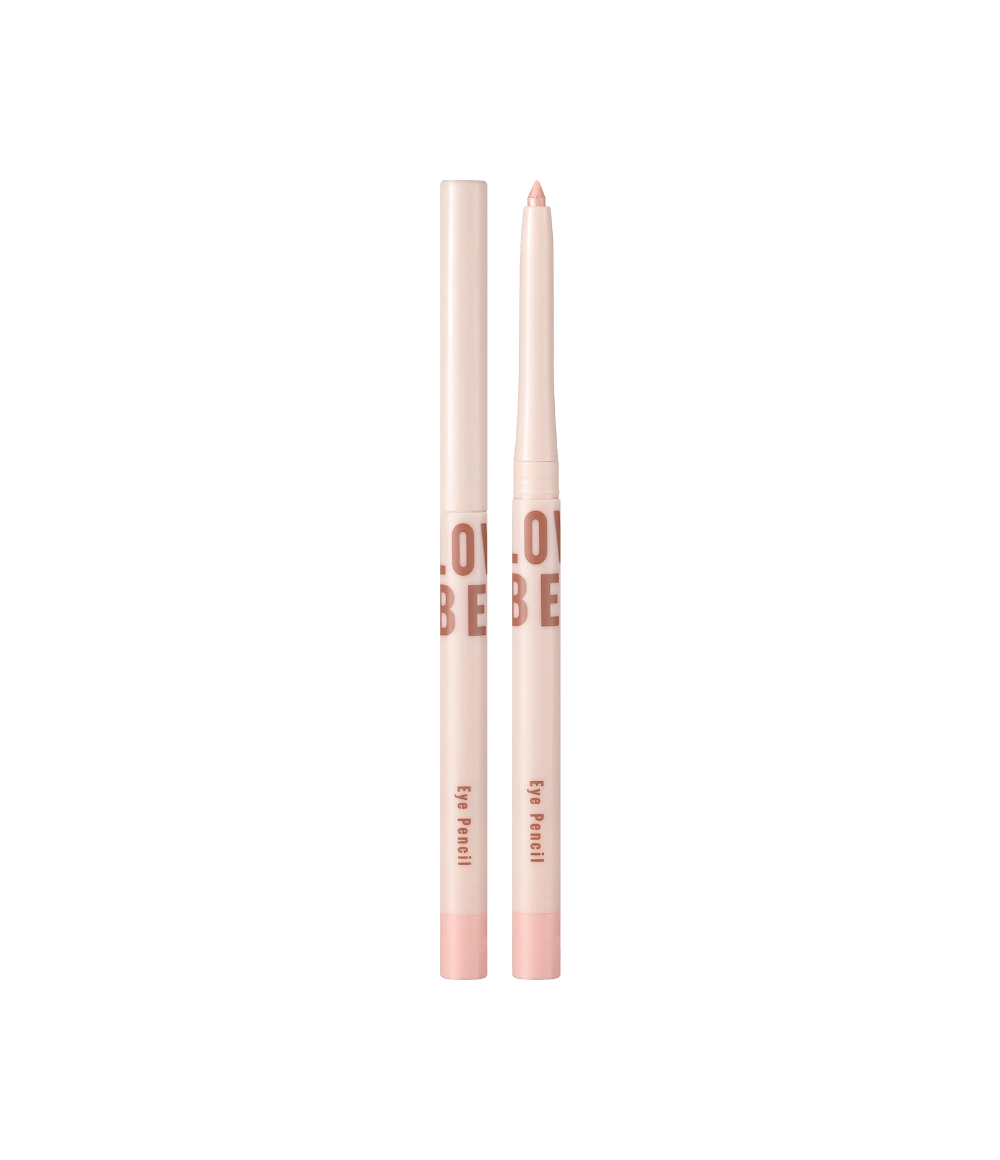 TONY MOLY Aegyo Beam Drawing Pencil, marque TONY MOLY, crayons maquillage rose, sur fond noir, photo produit