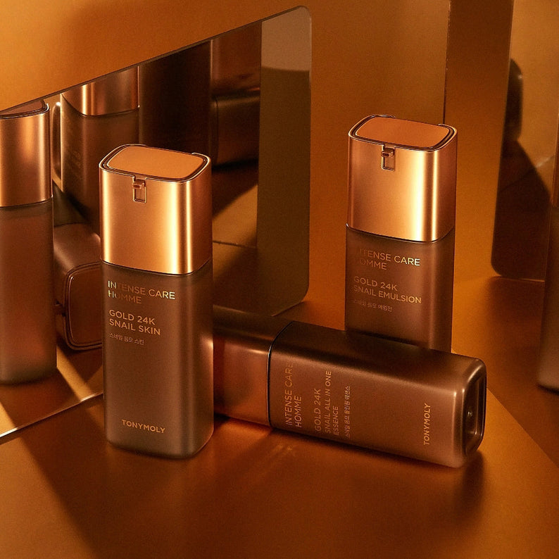 TONYMOLY Intense Care Gold 24K Snail Homme 2 Pieces Set