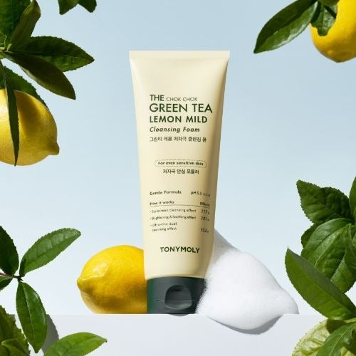 TONYMOLY The Chok Chok Green Tea Lemon Mild Cleansing Foam 150ml