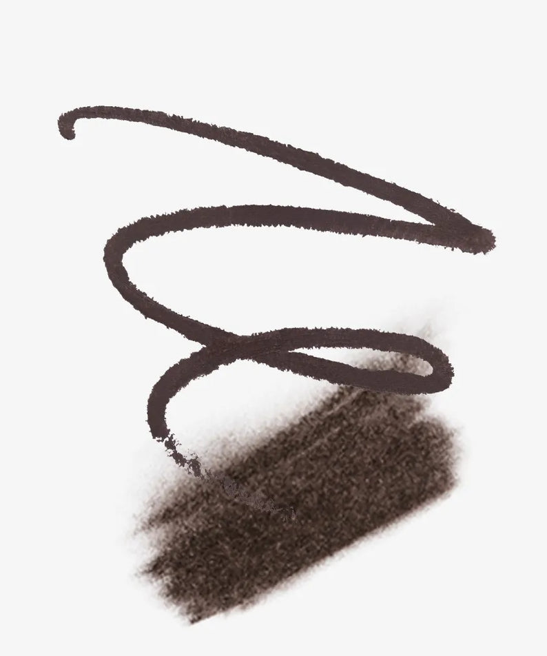 TOO COOL FOR SCHOOL Art Class Smudging Edge Liner, trace foncée sur fond blanc, style maquillage, contour smudgé
