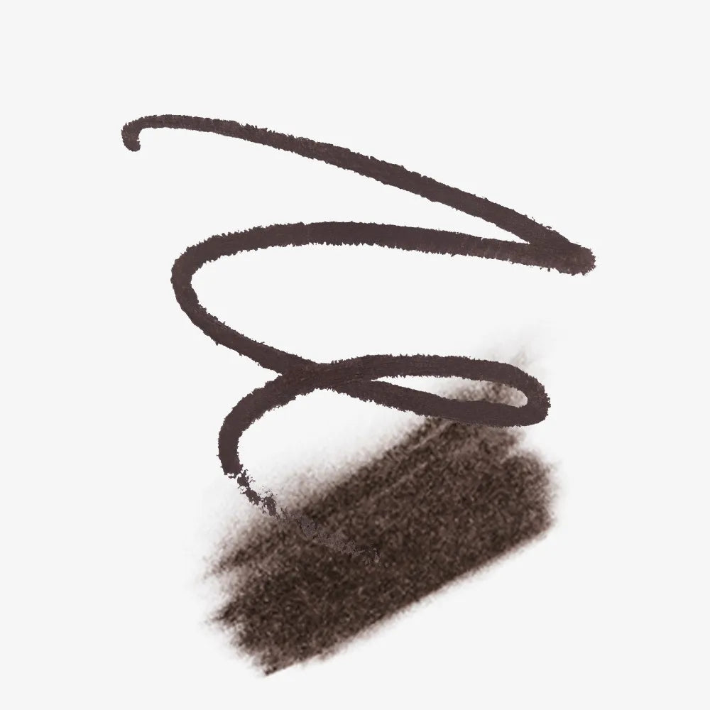 TOO COOL FOR SCHOOL Art Class Smudging Edge Liner, trace foncée sur fond blanc, style maquillage, contour smudgé