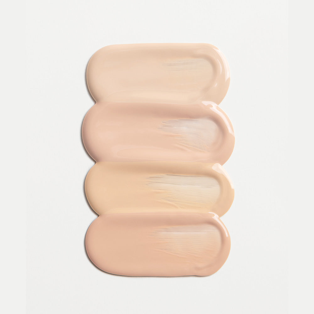 TOO COOL FOR SCHOOL Fixing Dew Cushion [Main Product + Refill] en gros plan, coussins crème beige sur fond clair.