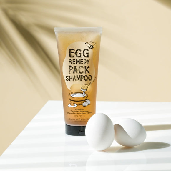 TOO COOL FOR SCHOOL Egg Remedy Pack Shampoo 200ml en stock sur Ma Petite Corée